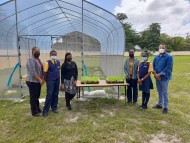 Donation to Palmdale Primary Greenhouse