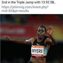 Tamara competing