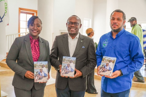 BAMSI graduates prepare themselves for a career in Sustainable Tourism: Pictured from left are BAMSI President Dr. Raveenia Roberts-Hanna, Allancia Emmanuel-Gaitor.